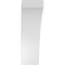 Ekena Millwork 6-in. W x 12-in. D x 20-in. H Thorton Architectural Grade PVC Knee Brace BRCP06X12X20THR - alternate 4